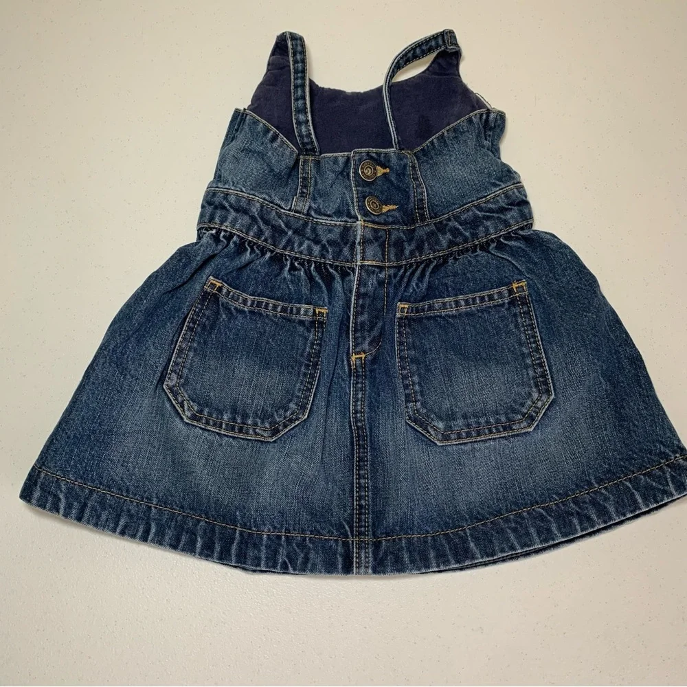 BABY GAP DENIM JEAN BUNDLE 18 month 2t jean‎ jacket jean overall dress overalls